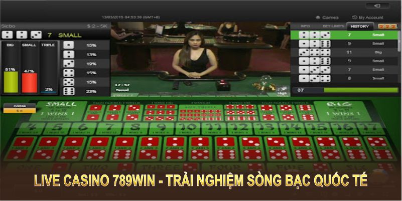 Live Casino 789WIN cho bạn cảm giác trải nghiệm sòng bạc quốc tế 